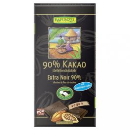   Rapunzel Keserűcsokoládé 90%-os kókuszvirágcukorral BIO 80g