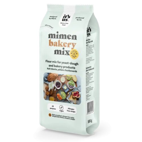 Mimen Bakery mix kelt tészta pékárú gluténmentes lisztkeverék 500g