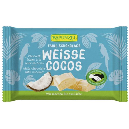  Rapunzel Kókuszos fehércsokoládé BIO 100g