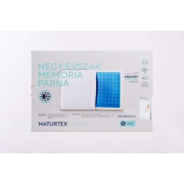 Naturtex Memory 4 évszak fehér párna 60x40x13 cm