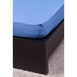   Naturtex Jersey lepedő középkék180-200x200cm Villám akció!
