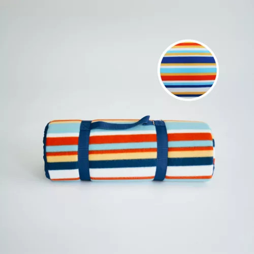 Naturtex piknik pléd 150x200 cm színes csíkos 