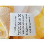 Konyharuha szőtt napsárga-fehér 50x70 cm 100% pamut