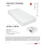Best Dream Pocket Spring matrac  70x200 cm ajándék matracvédővel!