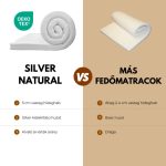Dream-Med Silver Natural fedőmatrac hideghab 5cm 80x200cm