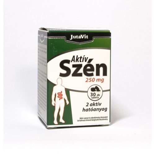 JutaVit Aktív Szén tbl. 30x 250mg