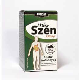 JutaVit Aktív Szén tbl. 50x 250mg