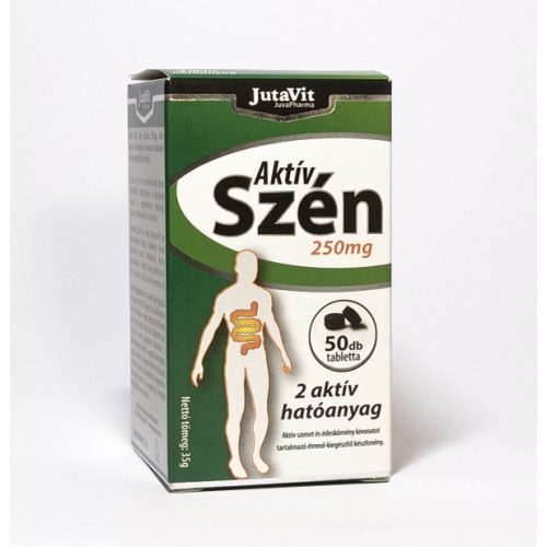 JutaVit Aktív Szén tbl. 50x 250mg