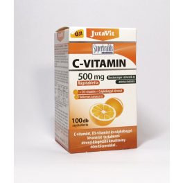   JutaVit C-vitamin 500mg rágótabletta+D3+csipkebogyó kivonat 100 db(narancs)