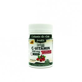   JutaVit C-vitamin 500mg retard + csipkebogyó kivonat+D3+Cink vitamin 45 db