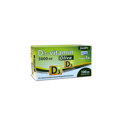 JutaVit D3-vitamin 3000NE Olíva 100 db