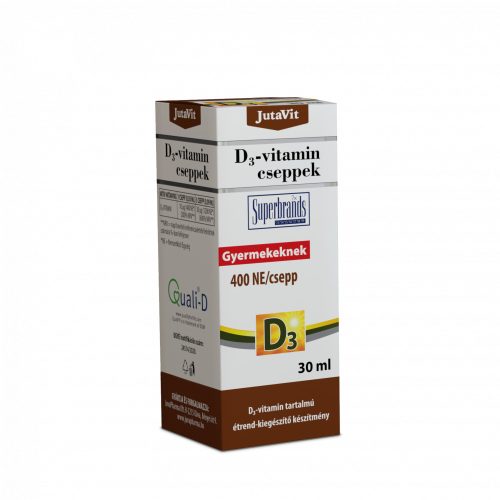 JutaVit D3-vitamin 400 NE/csepp 30ml 