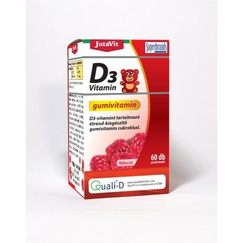 JutaVit Gumivitamin D3-vitamin 60 db