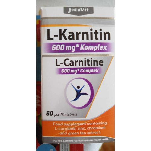 JutaVit L-Karnitin 600mg komplex 60 db