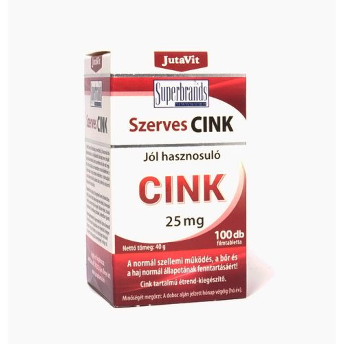 JutaVit Szerves Cink 25mg 100 db