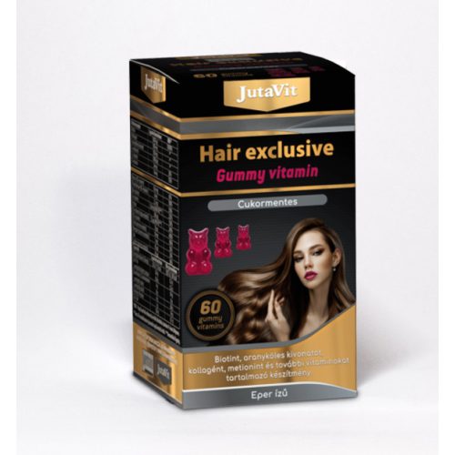 JutaVit Hair Exclusive Gummy Vitamin Cukormentes 60x ÚJ TERMÉK!