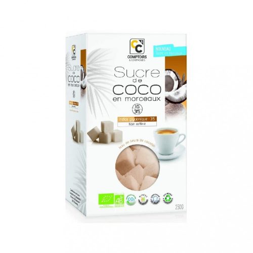 C&C BIO Kókuszvirág kockacukor 250g