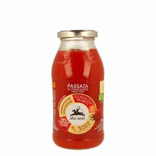 Alce Nero BIO Paradicsompüré darabolt paradicsommal 500g