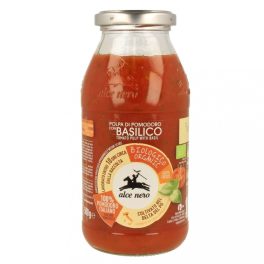   Alce Nero Bio Bazsalikomos paradicsom püré paradicsomdarabkákkal 500g