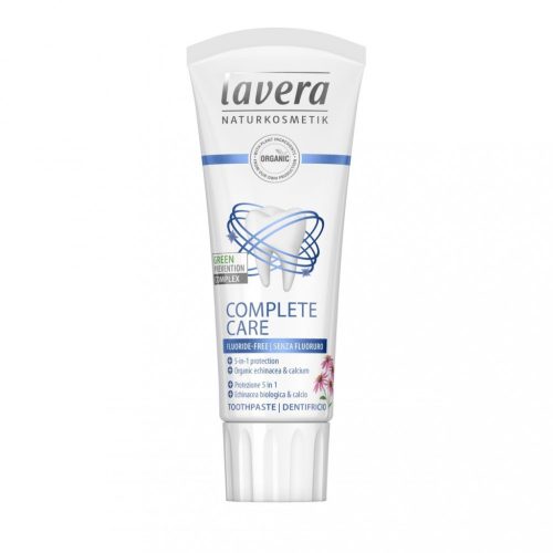 lavera BASIS S fogkrém echinacea-kalcium fluoridmentes VEGÁN 75ml