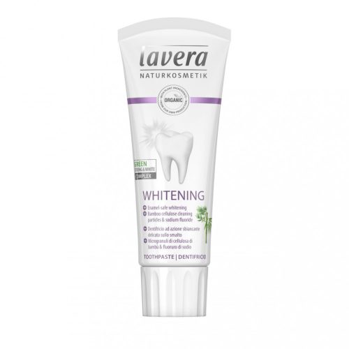 lavera BASIS S fogkrém whitening VEGÁN 75ml