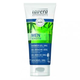   lavera MEN SENSIT. Tusfürdő 3in1 (test, haj, arc) VEGÁN 200ml
