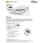 Rottex Duett táskarugós matrac 180x200 cm